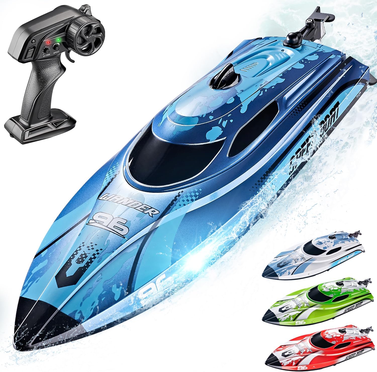 Fast 12 Inch Remote Control Boat for Kids and Adults Fun