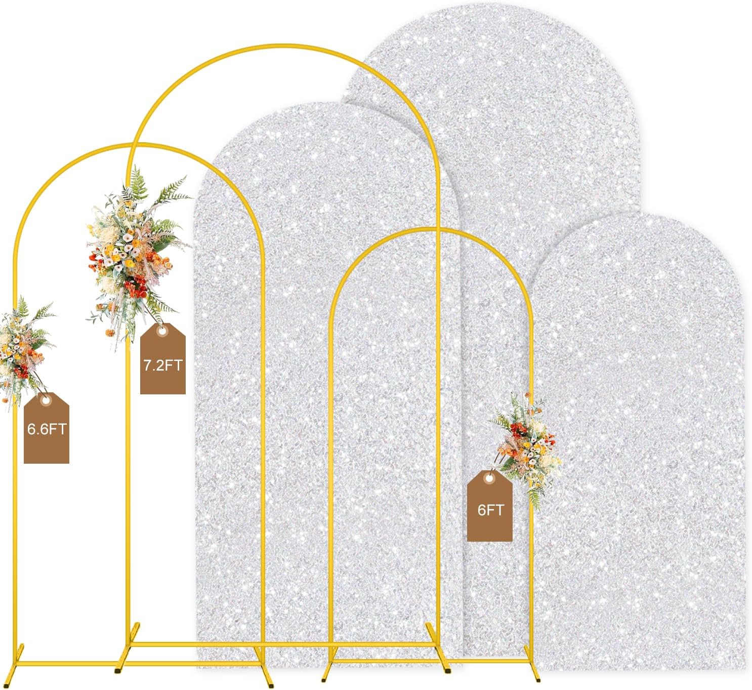 MODFUNS Arch Backdrop Stand Set for Stunning Event Decorations
