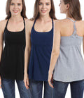 Maternity Nursing Tank Tops with Bralette - Comfortable One-Handed