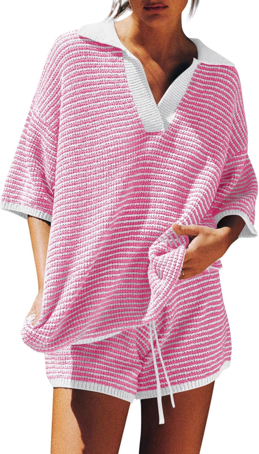 Tankaneo Womens Sweater Set 2 Piece Outfits for Relaxation