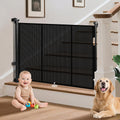 Retractable Baby Gates for Stairs 55in Wide - 34in Extra Tall Safety