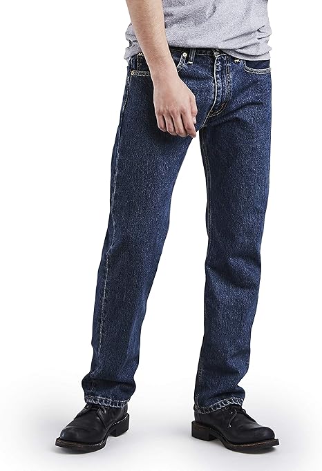 Levi's Men's 505 Regular Fit Jeans for Comfort and Style