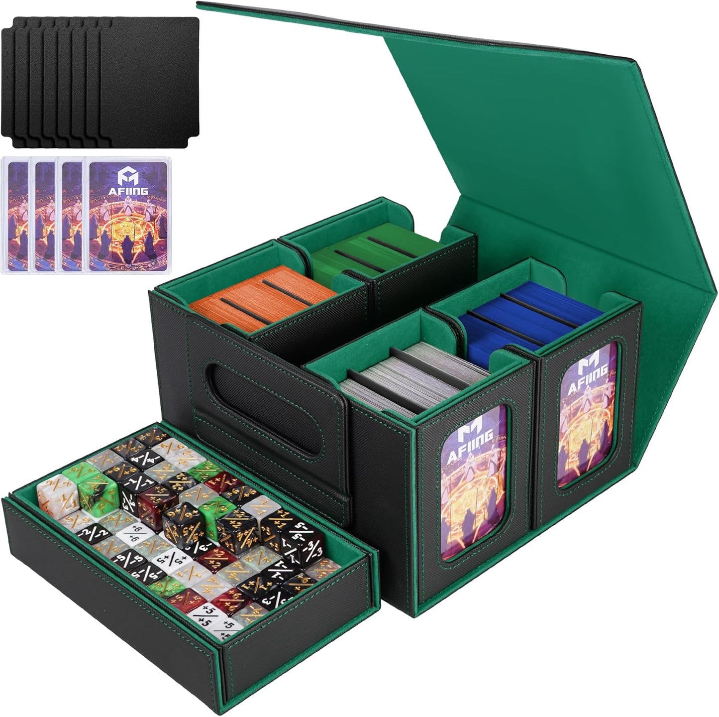 AFIING Commander Deck Box for MTG and TCG Collectors