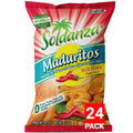 Soldanza Pepper Sweet Plantain Chips, 2.5 Ounce Pack of 24 - Crunchy