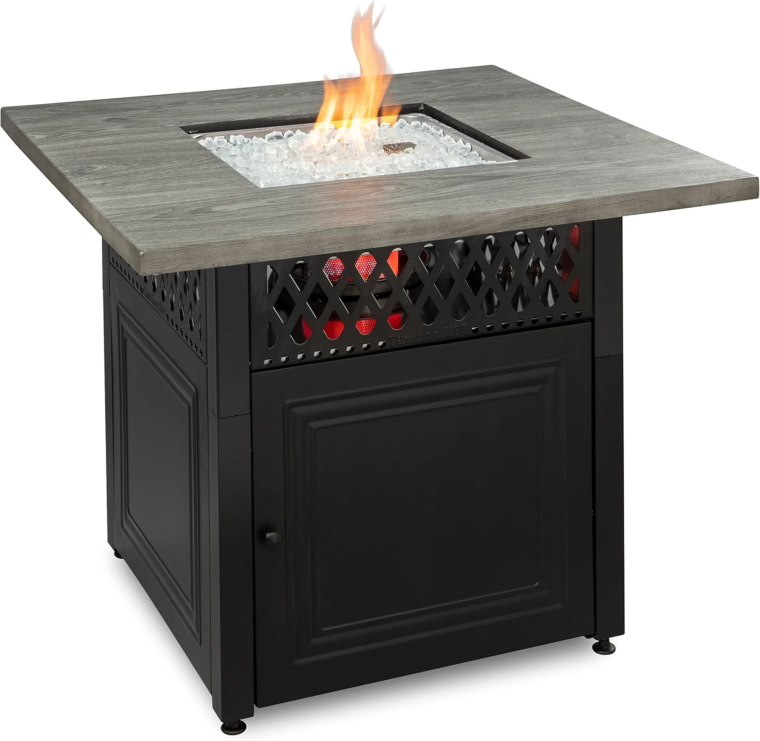 DualHeat Patio Fire Pit | 2-in-1 Propane Heater | 41,000 BTU