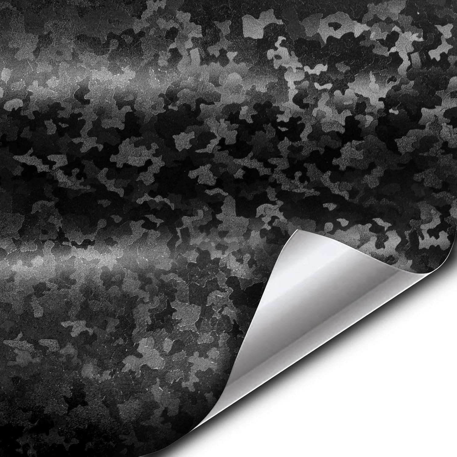 VViViD Black Stealth Camouflage Vinyl Wrap Roll for Customization