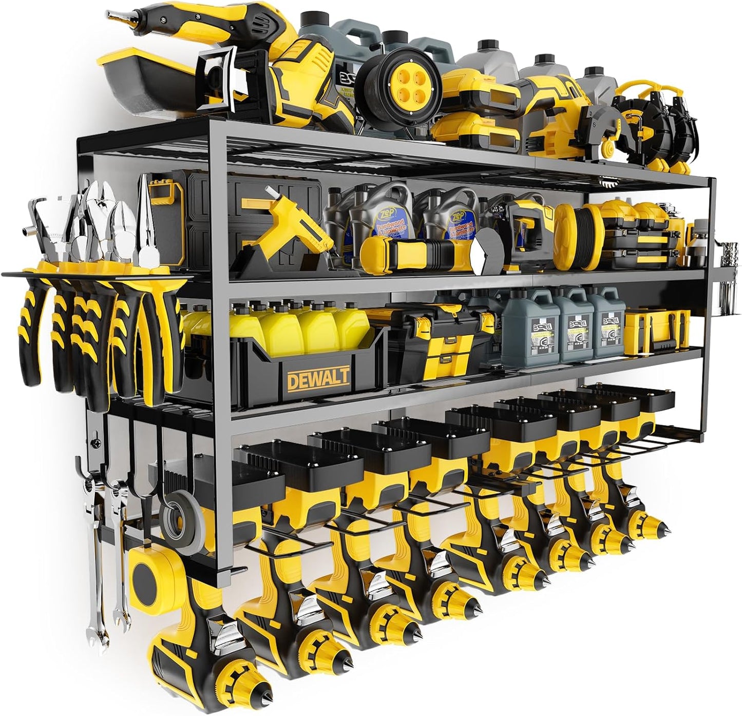 360lbs Capacity Power Tool Organizer - Garage Efficiency Hero