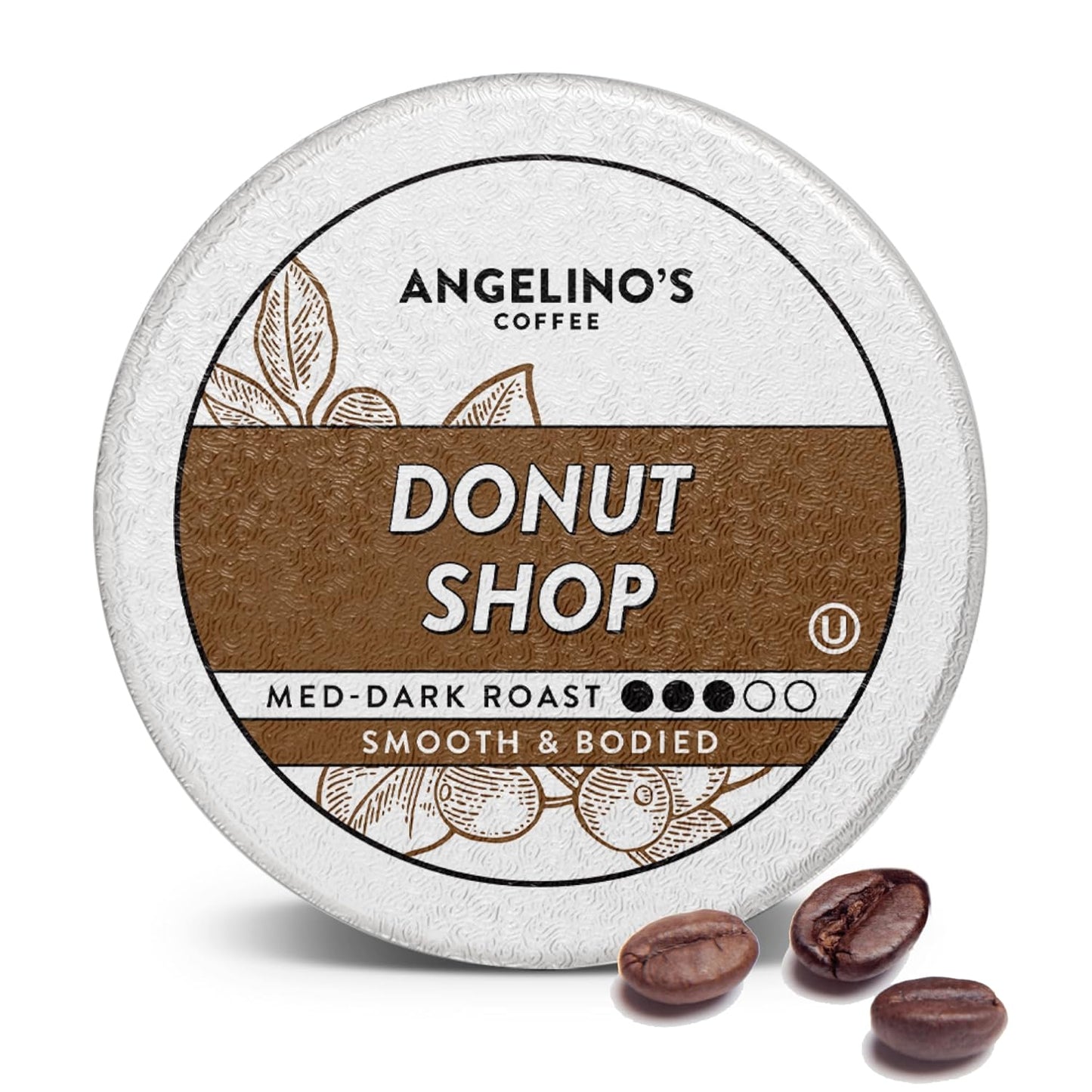 Angelino's Coffee Donut Shop Pods for Keurig 2.0 Brewers, 96 Count