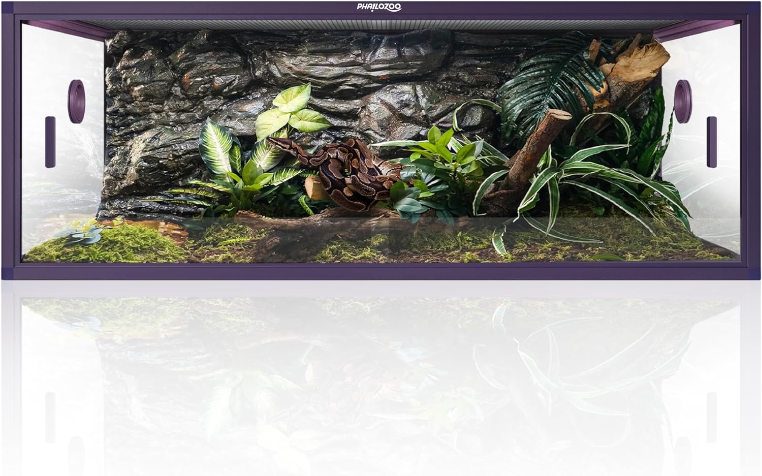 85 Gallon Reptile Tank for Snakes and Lizards - Easy Access
