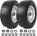 13x5.00-6 Flat Free Tire and Wheel Assemblies for Lawn Mowers