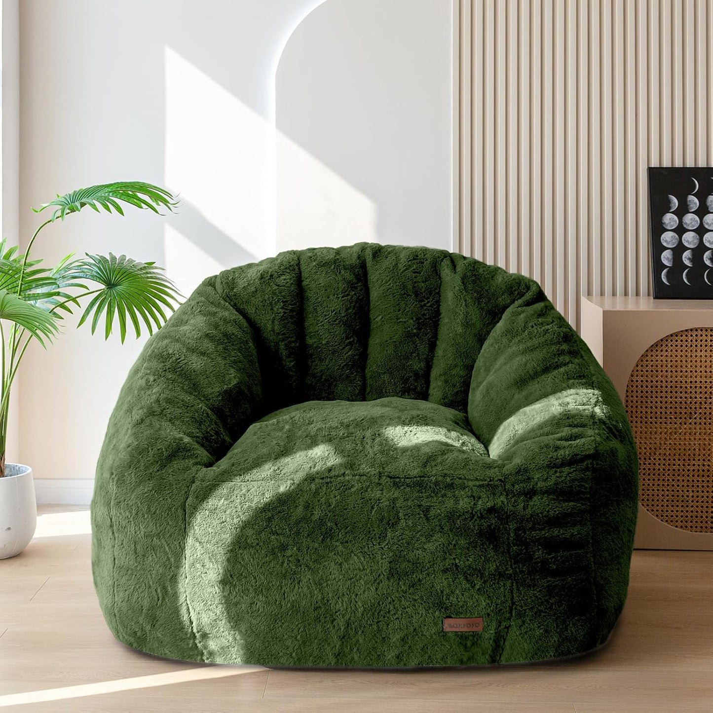MAXYOYO Giant Bean Bag Chair for Adults and Kids, Cozy Sofa