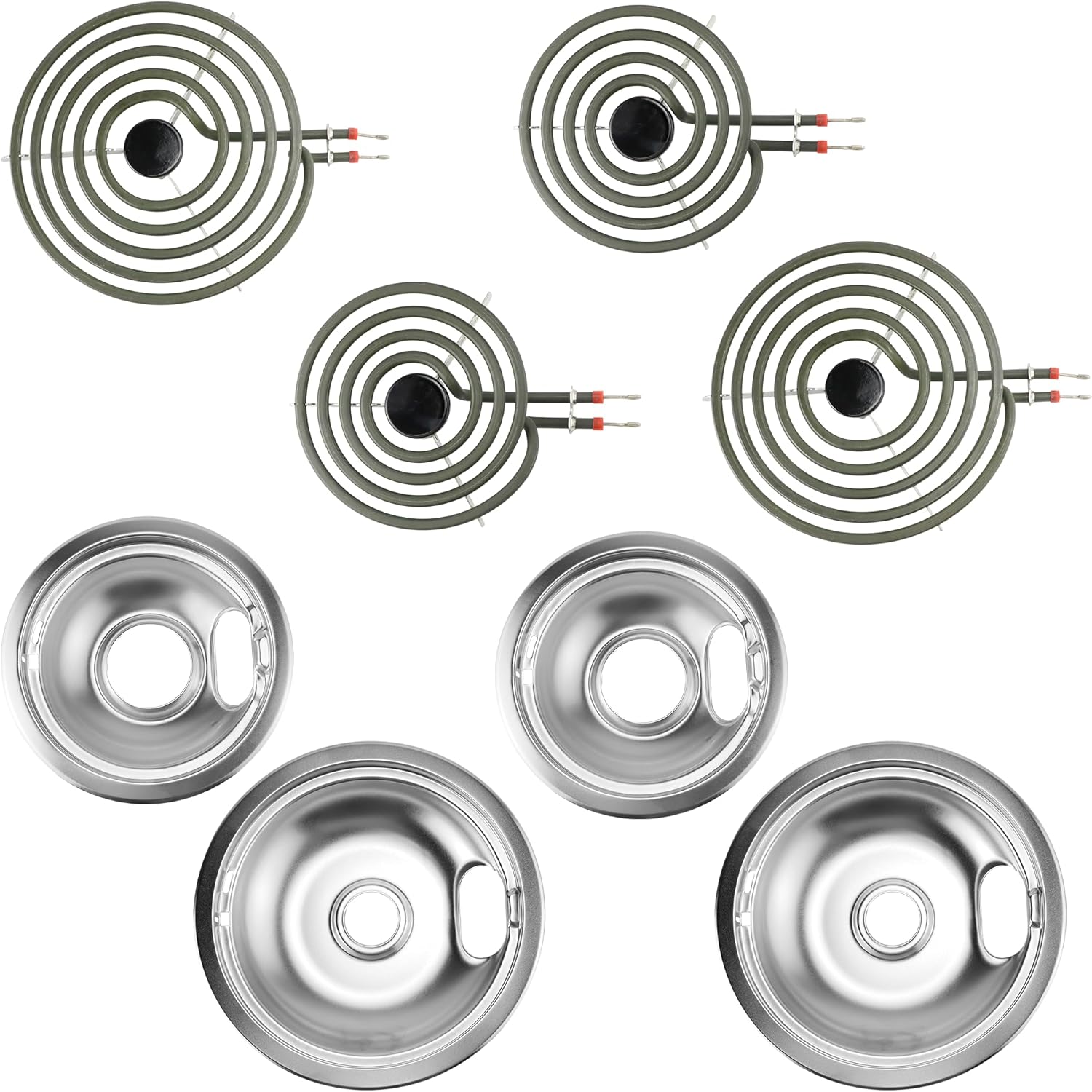 Electric Range Burner Element Kit for Whirlpool and Kenmore Stoves