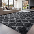 Sour Lemon 8x10 Area Rug Shaggy Carpet - Soft Plush, Machine Washable