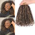 Pre Looped Yanky Twist Crochet Hair 10 in - Pre-Twisted Boho Mini