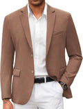 Mens Casual Blazer Slim Fit Sport Coat for Men - Lightweight Knit