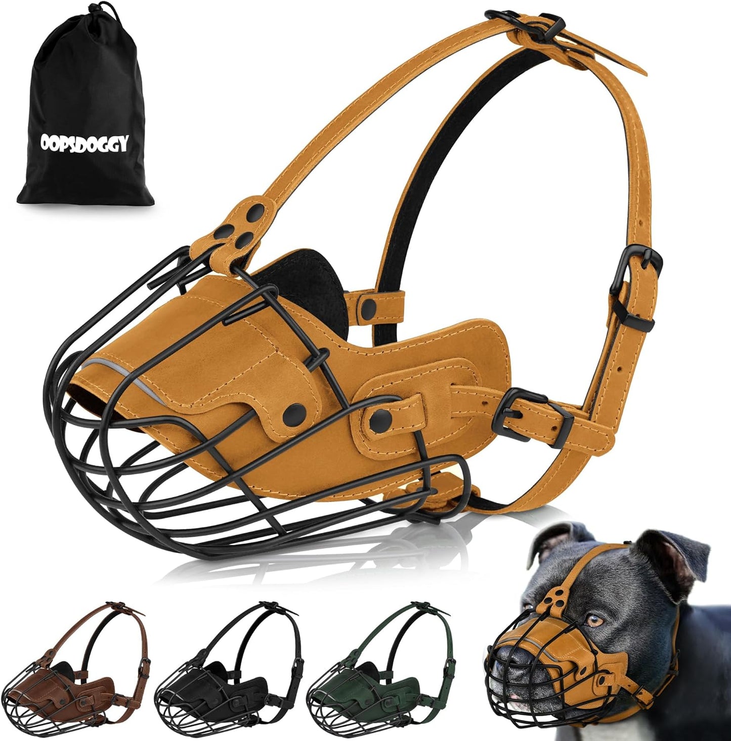 Secure and Comfortable Pitbull Muzzle for Safe Dog Training