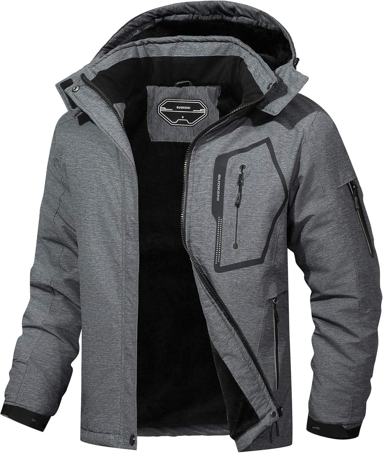 UTWGN Men's Waterproof Ski Jacket - Stay Warm & Dry!