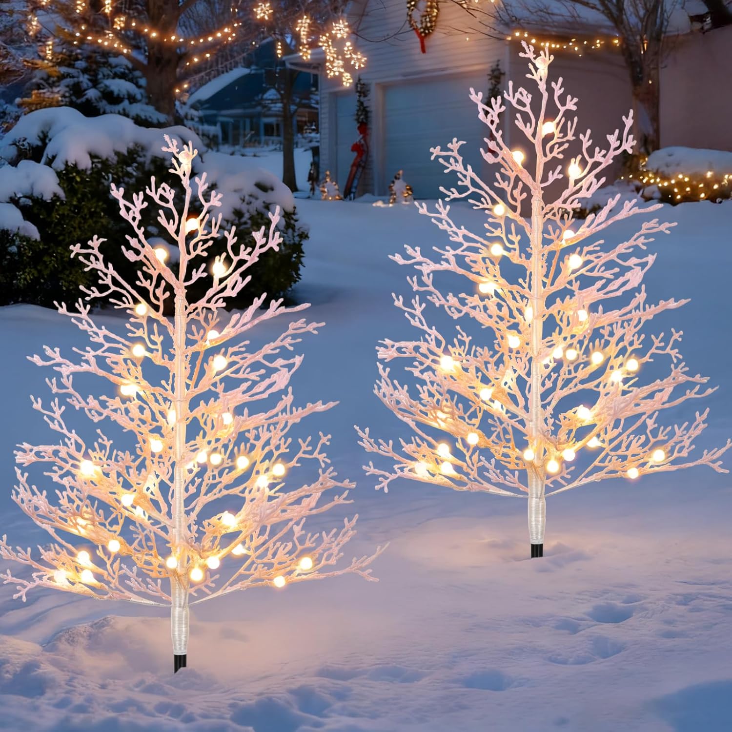 3FT Pink Christmas Tree with Lights for Holiday Decor