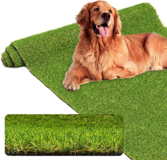 AYOHA Artificial Turf 5ft x 52ft Realistic Fake Grass for Lawns