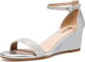 Wedge Sandals Heels for Women - Low Dressy Wedges 2.25in