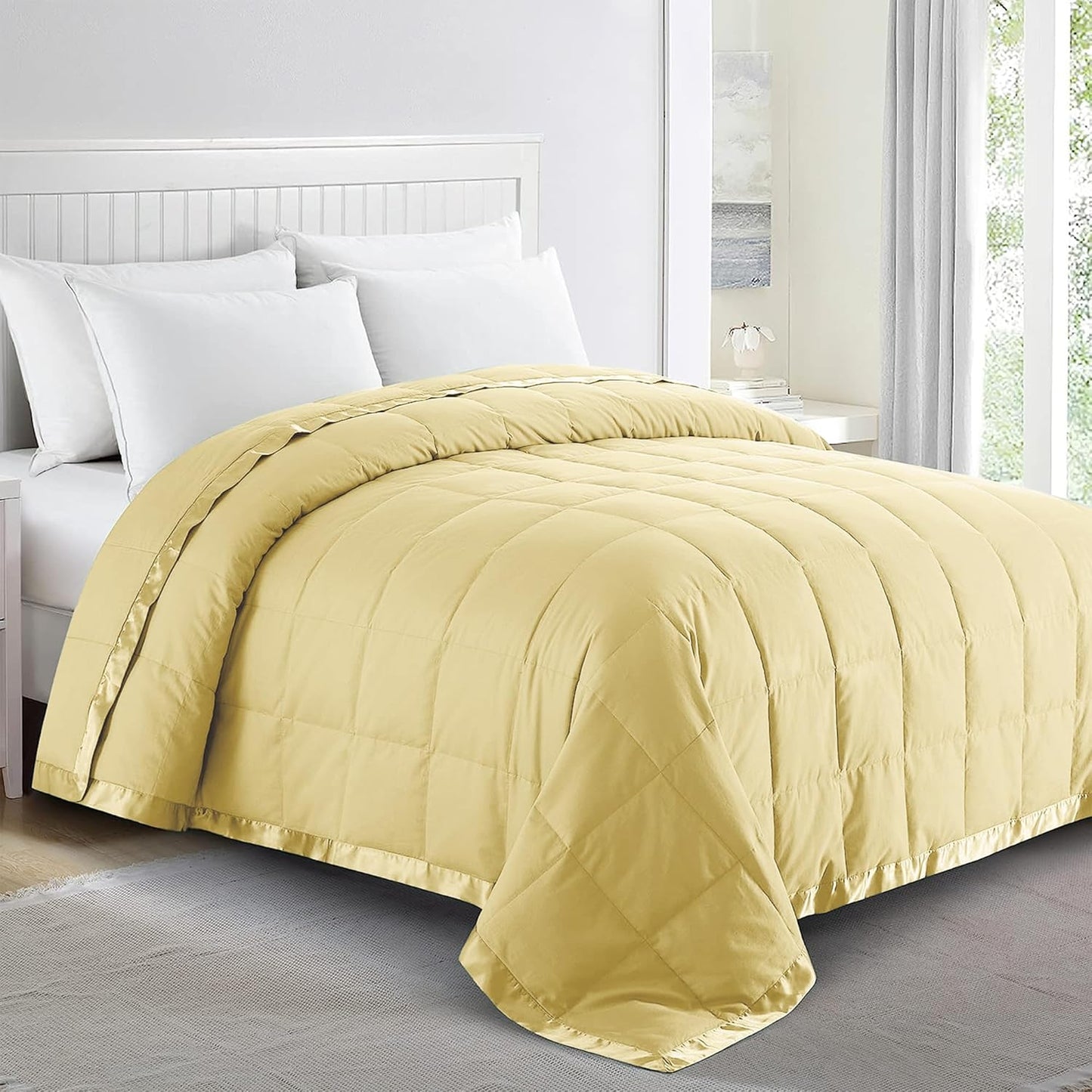 puredown Down Blankets King Size - Soft Lightweight Luxury Comfort