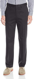 Savane Men's Flat Front Stretch Ultimate Performance Chino Pants