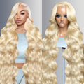 30 Inch 613 13x6 Lace Front Wig Human Hair - 200 Density Blonde
