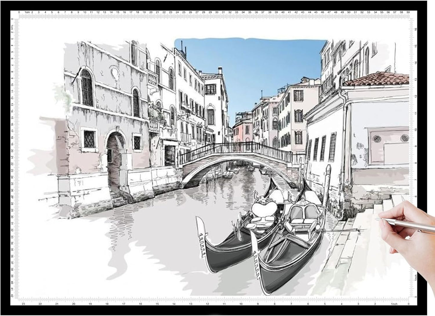 A2 Light Pad - 26x19 in, 10000+ LUX Bright Art Board