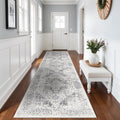 Washable Hallway Runner Rug 3x12 - Soft Low-Pile Non-Slip Runner