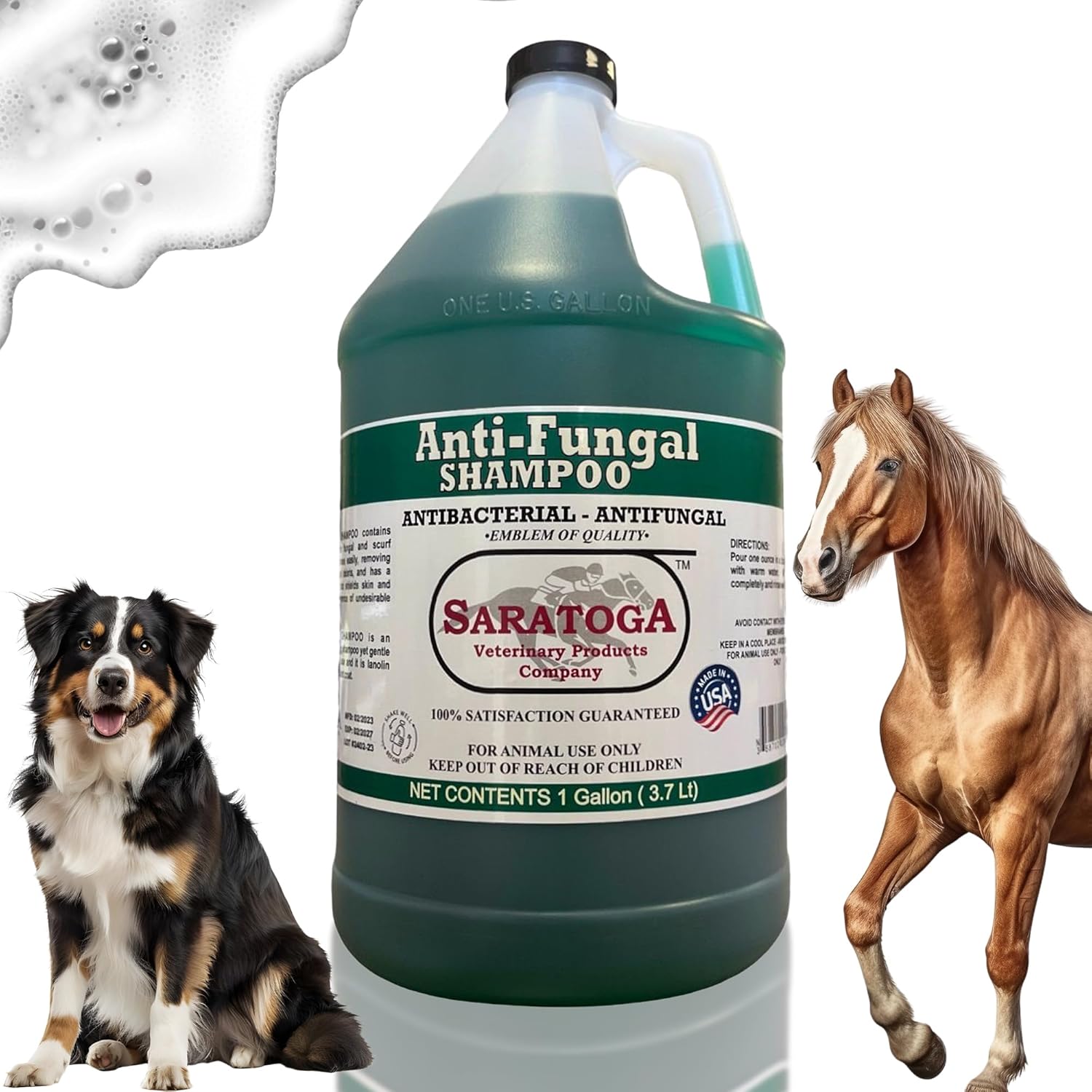 Saratoga Antifungal Shampoo for Horses - Professional Quality Care