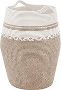 YODUENOVA Cotton Rope Laundry Hamper - 105L Woven Basket
