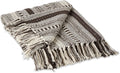 DII Braided Striped Decorative Throw Blanket 50x60 - Cozy Textured