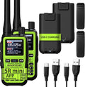 BAOFENG uv-5r mini Ham Radio 2PACK - Compact 5W Handheld