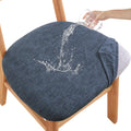 CRFATOP Waterproof Dining Chair Seat Covers Set of 6 - Small Stretch