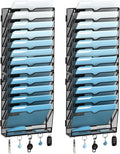SUPEASY 13-Tier Wall File Holder Organizer - Vertical Mail & Document