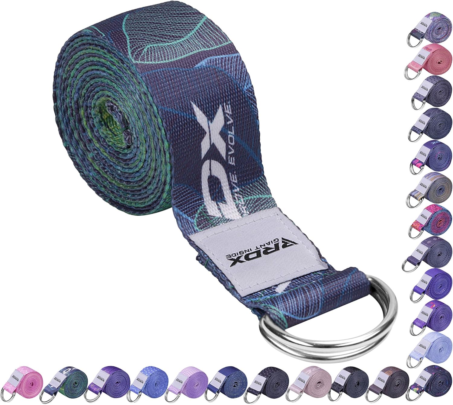 D-Ring Yoga Strap for Flexibility & Strength