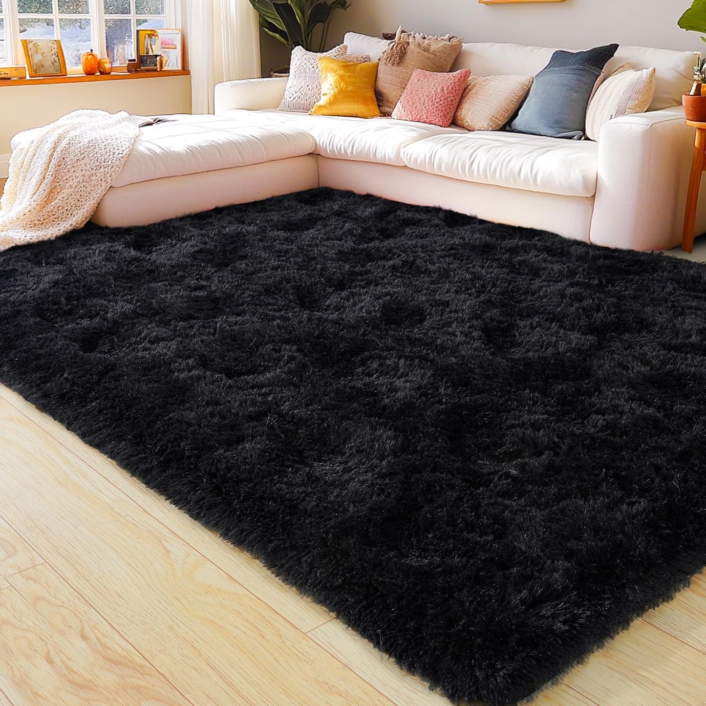 KING DARE 6x9 Area Rugs for Living Room - Fluffy and Soft