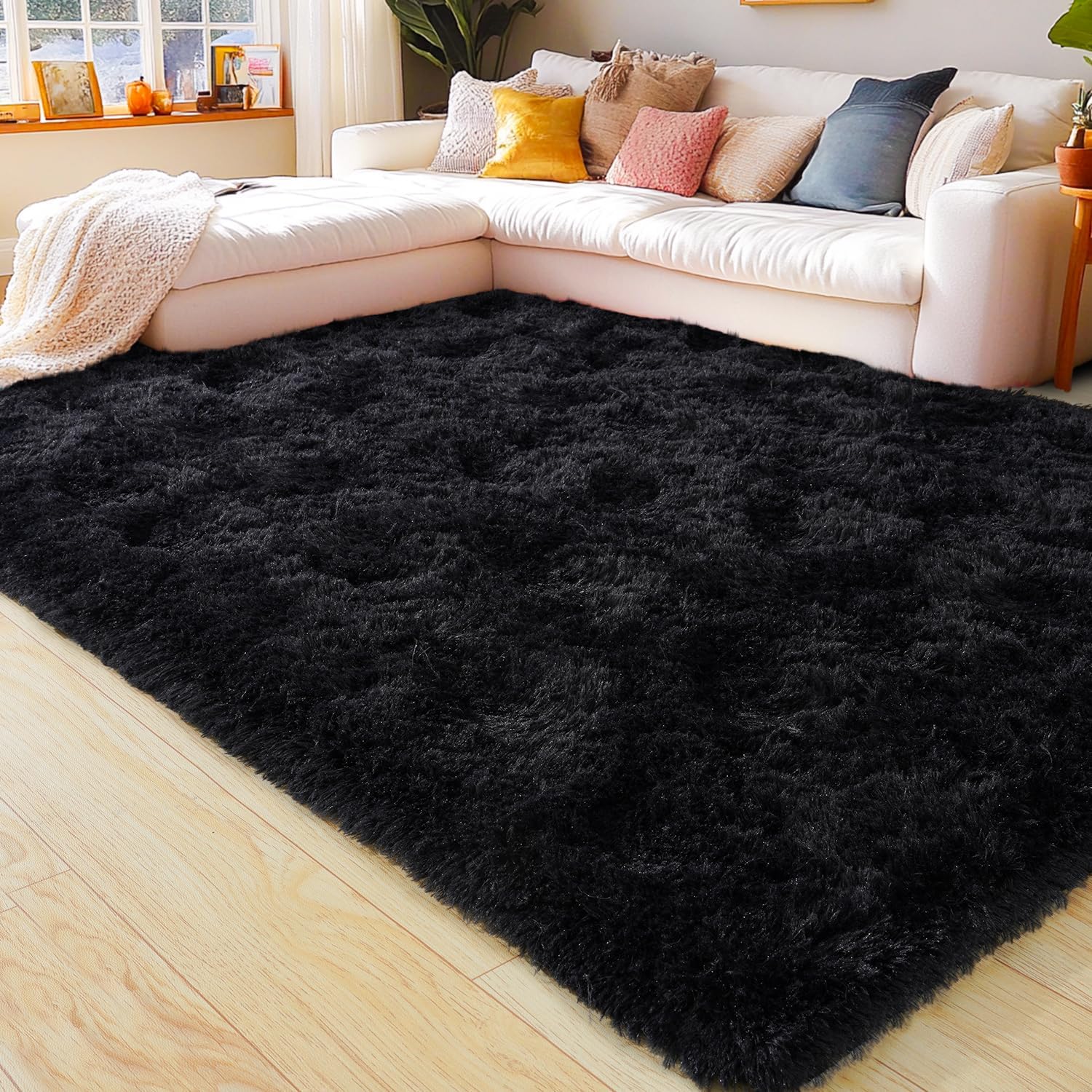 KING DARE 6x9 Area Rugs for Living Room - Fluffy and Soft