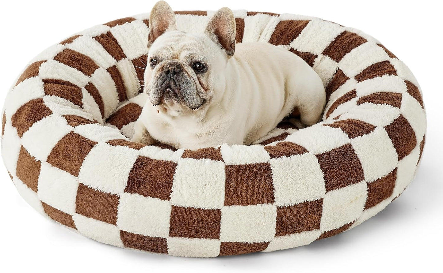 LE SURE Donut Medium Dog Bed for Indoor Anti-Anxiety Comfort