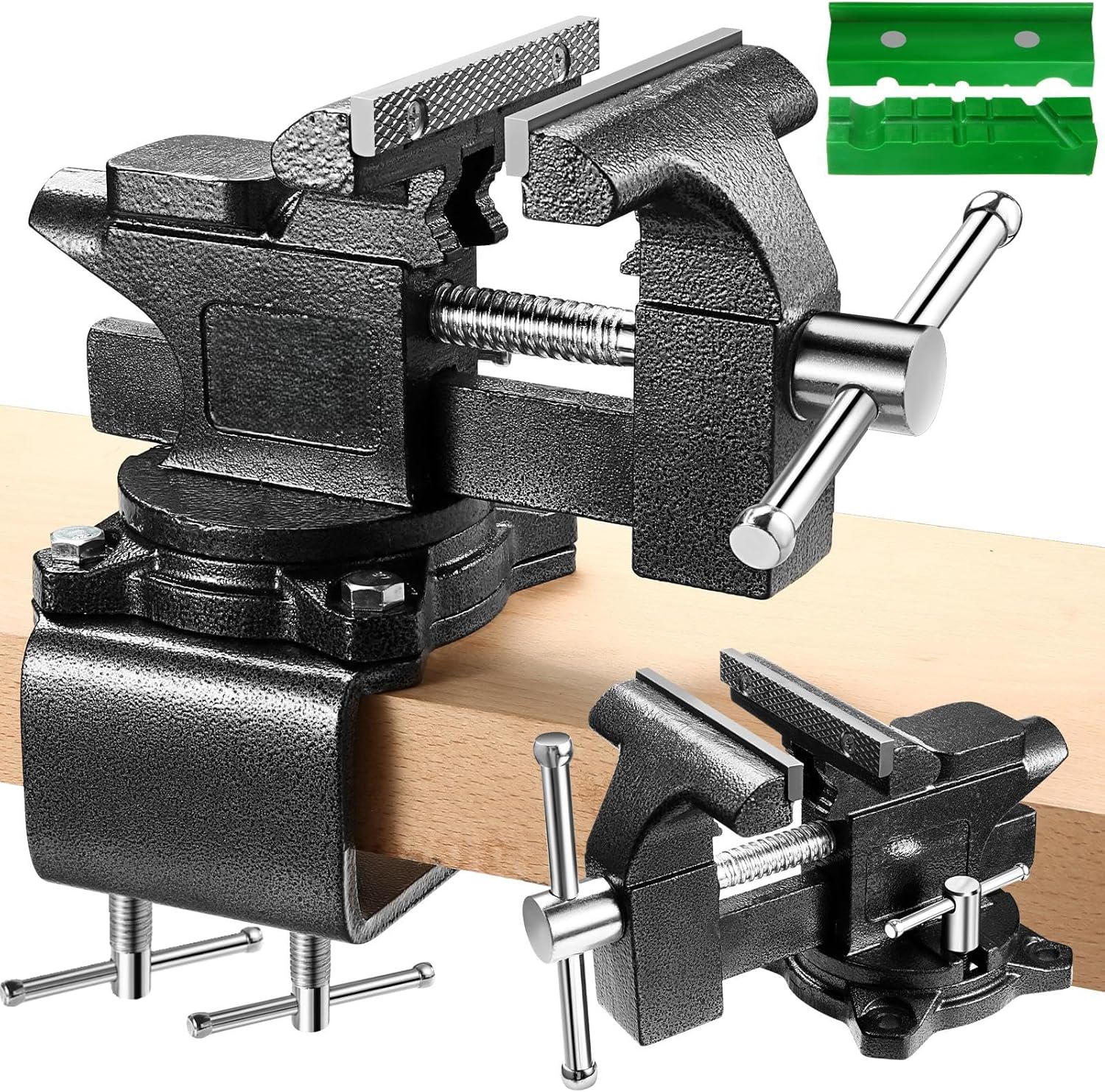 6 Inch Table Vise for Workbench - Heavy Duty Multi-Purpose Tool