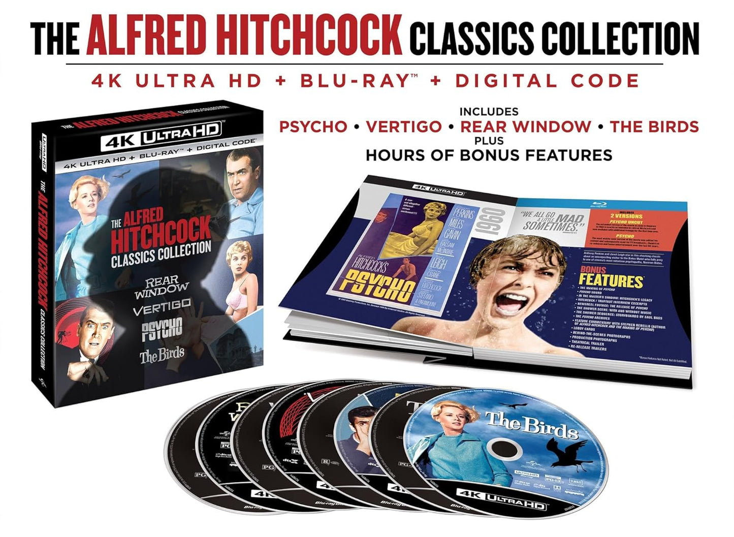 The Alfred Hitchcock Classics Collection on Blu-ray for Film Lovers