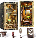 DIY Book Nook Kit Miniature Bookend Insert - Art Nouveau Pianist