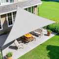 Sun Shade Sail 20ftx20ftx20ft Curved Edge Outdoor Shade Canopy - Cool