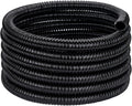 Pond Tubing ID 1 1/2 10ft Black Corrugated Flexible Pond Hose