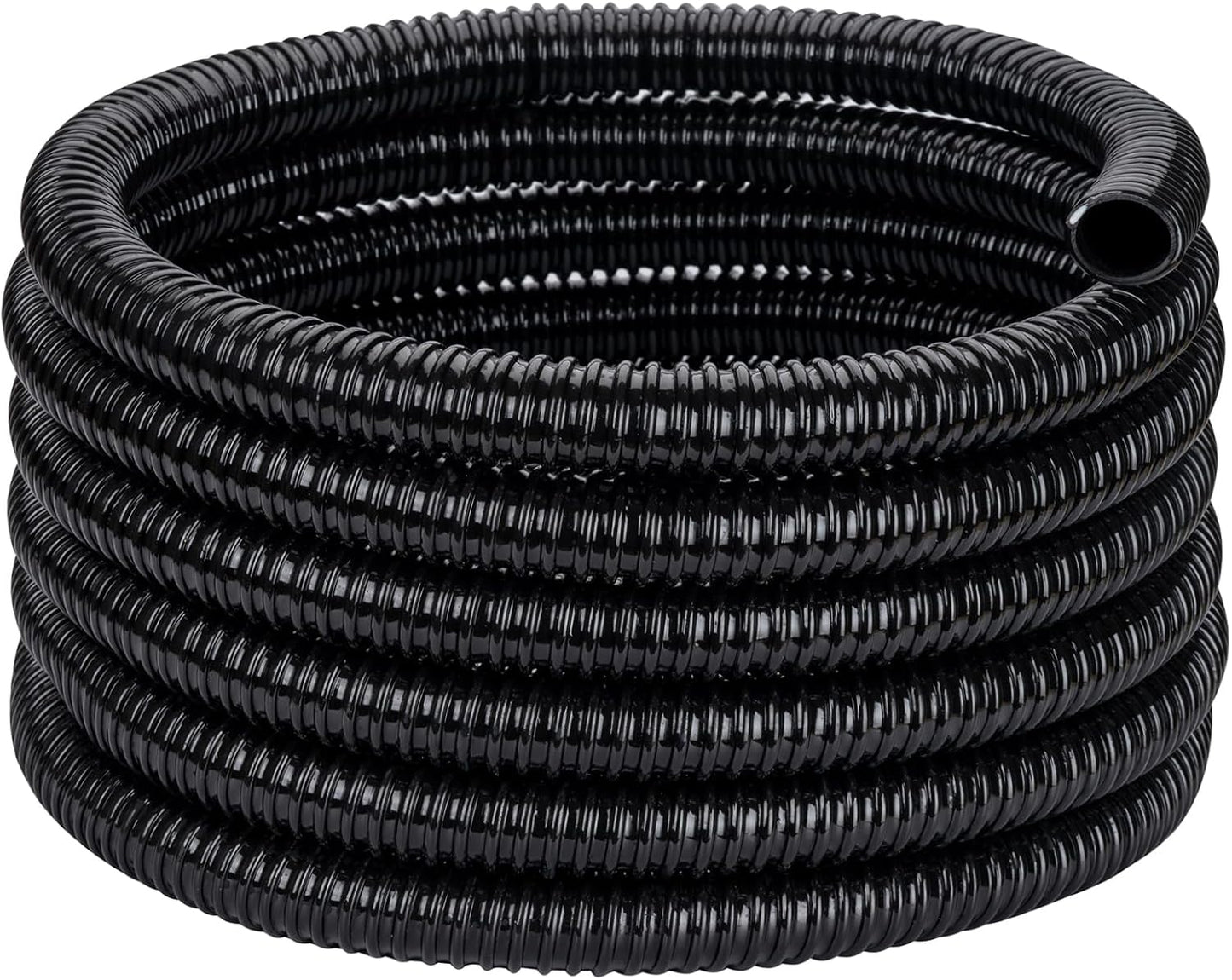 Pond Tubing ID 1 1/2 10ft Black Flexible Hose for Waterfalls