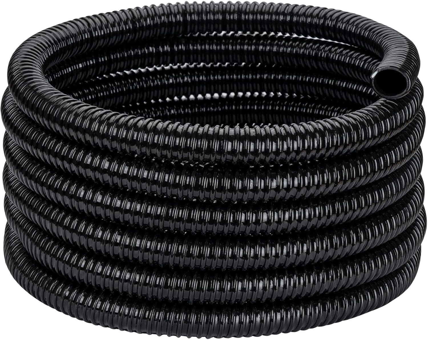 Pond Tubing ID 1 1/2 10ft Black Flexible Hose for Waterfalls