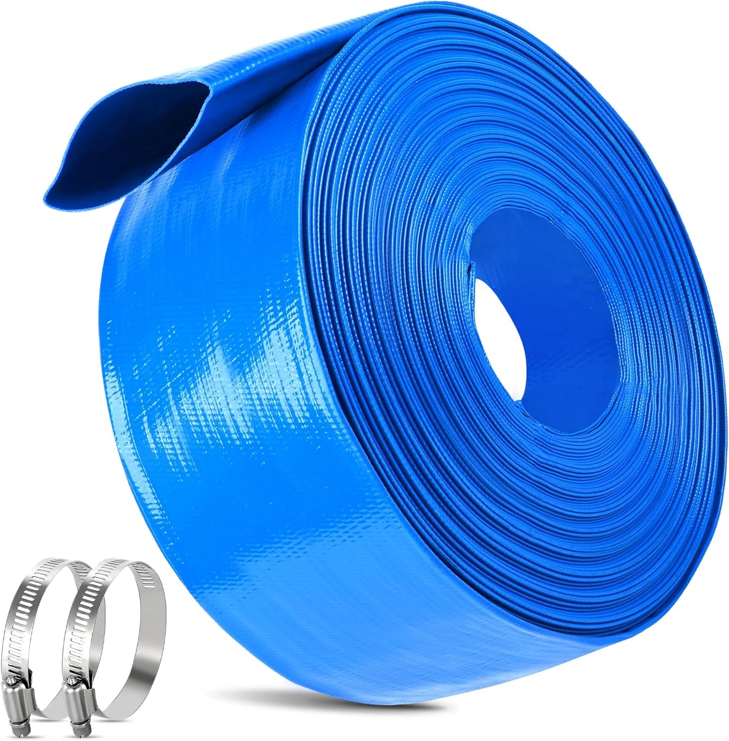 3IN x 60FT Heavy Duty Pool Backwash Hose for Efficient Drainage