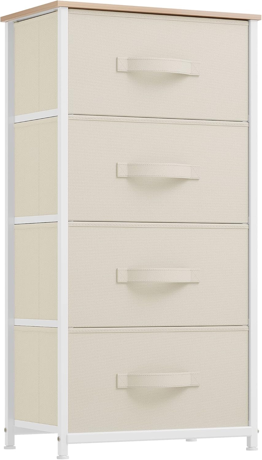 YITAHOME 4-Drawer Fabric Dresser for Bedroom and Living Room