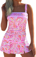 ROSEWE Womens Tummy Control Tankini Bathing Suit - Flattering Two