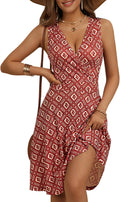 GUBERRY Women's Sundress with Sleeveless Design and V Neck Pockets